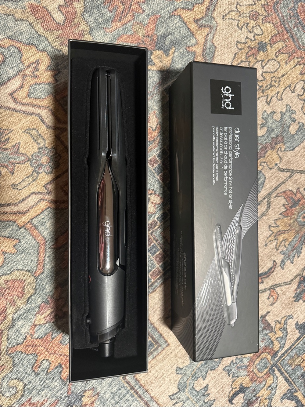 GHD Duo Styler Straightener - Black